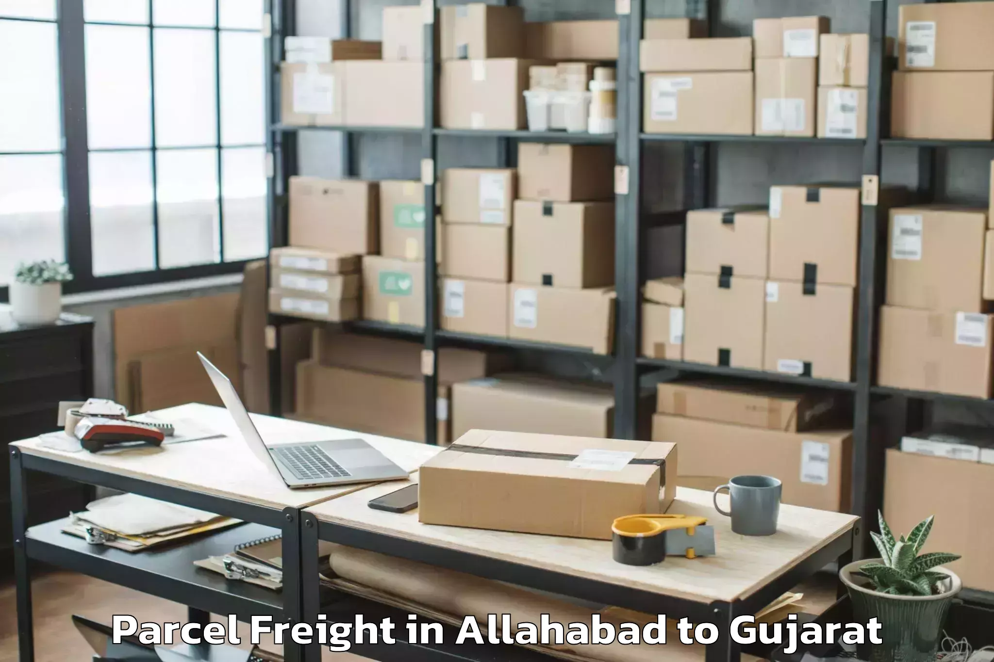 Reliable Allahabad to Nirma University Ahmedabad Parcel Freight